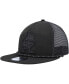 Men's Black Cleveland Browns Illumination Golfer Snapback Trucker Hat