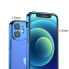 Фото #3 товара Чехол для смартфона Joyroom Ultra cienkie przezroczyste etui с metaliczną рамкой для iPhone 12 mini ciemno-niebieski