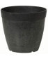 Фото #1 товара Manufacturing 03128 Round Dolce Flower Pot/Planter, Black, 12"