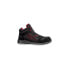 Albatros Sicherheitsstiefel CLIFTON MID Größe 42 schwarz/rot S3 EN ISO 20345:2011 Veloursleder / Textilgewebe