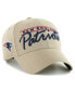 ფოტო #1 პროდუქტის Men's Khaki New England Patriots Atwood MVP Adjustable Hat