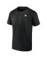 Фото #2 товара Men's Black LA28 Neon Outline T-shirt