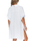 Фото #2 товара Juniors' Vacay Button-Front Side-Slit Cover-Up