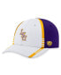 Фото #1 товара Men's White, Purple LSU Tigers Iconic Flex Hat