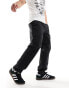 Фото #4 товара PS Paul Smith stripe zebra embroid tapered cotton cargos in black