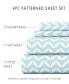 Фото #9 товара The Farmhouse Chic Premium Ultra Soft Pattern 3 Piece Sheet Set by Home Collection - Twin