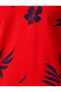 Фото #48 товара Футболка Koton Leaf Print Slim Fit Short Sleeve Buttoned