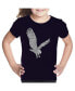 Big Girl's Word Art T-shirt - Eagle