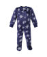 ფოტო #7 პროდუქტის Baby Boys h Sleep and Play one piece, Navy Snowflake