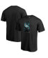 Men's Black Seattle Mariners Midnight Mascot T-shirt Черный, S - фото #1