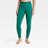 Women's High-Rise Wrap Waistband Leggings - JoyLab Dark Green XS