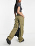 ASOS DESIGN Tall oversized cargo trouser in olive