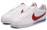 Кроссовки Nike Cortez Leather White-Red