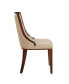 Фото #12 товара Fifth Avenue 2-Piece Beech Wood Faux Leather Upholstered Dining Chair Set