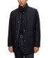 ფოტო #1 პროდუქტის Men's Melange Relaxed-Fit Coat