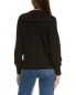 Nic+Zoe Drape Collar Shaker Sweater Women's S - фото #2