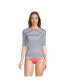 Фото #6 товара Petite Crew Neck Rash Guard UPF 50 Sun Protection Swim Tee