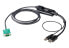 Фото #1 товара ATEN DisplayPort Console Converter - 1.8 m - USB - DisplayPort - Black - USB Type A + DisplayPort - SPHD-15