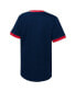 ფოტო #3 პროდუქტის Big Boys Navy Distressed Washington Capitals Ice City T-shirt