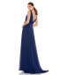 ფოტო #2 პროდუქტის Women's Ieena Sleeveless V-Neck Chiffon Gown