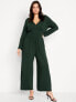 Фото #4 товара Waist-Defined V-Neck Jumpsuit