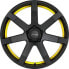 Фото #2 товара Колесный диск литой Corspeed Challenge mattblack PureSports / Undercut Color Trim gelb - DS10 8.5x19 ET35 - LK5/112 ML73.1