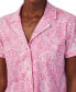 Фото #3 товара Women's 2-Pc. Notched-Collar Bermuda Pajamas Set