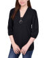 Фото #1 товара Petite Balloon Sleeve Pullover with Necklace