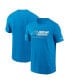 Фото #2 товара Men's Blue Carolina Panthers Sideline Performance T-shirt