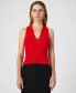 ფოტო #4 პროდუქტის Women's Cosysoft V-Neck Sleeveless Jumper