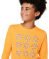 ფოტო #3 პროდუქტის Big Kids Sportswear Relaxed-Fit Printed Long-Sleeve T-Shirt