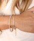 ფოტო #2 პროდუქტის Cubic Zirconia Chain 18K Gold Plated Tennis Bracelet