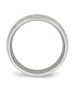 Stainless Steel Brushed and Polished 6.5mm Grooved Band Ring