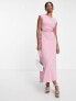 Фото #1 товара ASOS DESIGN cut out side detail midi dress in pink