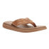 London Fog Anthony Flip Flops Mens Brown Casual Sandals CL30375M-T