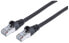 Фото #3 товара Intellinet Network Patch Cable - Cat6 - 0.5m - Black - Copper - S/FTP - LSOH / LSZH - PVC - RJ45 - Gold Plated Contacts - Snagless - Booted - Lifetime Warranty - Polybag - 0.5 m - Cat6 - S/FTP (S-STP) - RJ-45 - RJ-45