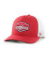 Фото #1 товара Men's Red, White Washington Nationals Burgess Trucker Snapback Hat