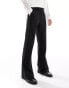 Фото #1 товара ASOS DESIGN flare tuxedo suit trouser in black