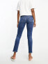 Фото #2 товара River Island Tall slim jeans in mid blue wash