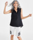 Women's Sleeveless Popover Shirt, Created for Macy's