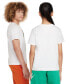 ფოტო #3 პროდუქტის Big Kids' Sportswear Logo Graphic Crewneck T-Shirt