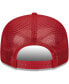 Фото #4 товара Men's Cardinal Arizona Cardinals Stacked Trucker 9FIFTY Snapback Hat