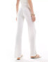 Mango lightweight knitted co-ord trousers in white Белый, XL - EU 42 - фото #4