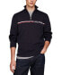 Фото #1 товара Men's Stripe Quarter-Zip Sweater