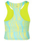 ფოტო #2 პროდუქტის Big Girls Wavy Geo Printed Long Lined Bra, Created for Macy's