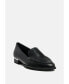 ANNA Womens Leather Slip-on Loafers