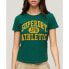 ფოტო #1 პროდუქტის SUPERDRY Varsity Flocked Fitted short sleeve T-shirt