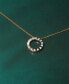 Diamond Circle 18" Pendant Necklace (1/6 ct. t.w.) in Gold Vermeil, Created for Macy's