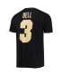 Фото #4 товара Men's David Bell Black Purdue Boilermakers 2022 NFL Draft Name and Number T-shirt