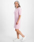 Фото #2 товара Petite Boat-Neck Knit Dress, Created for Macy's